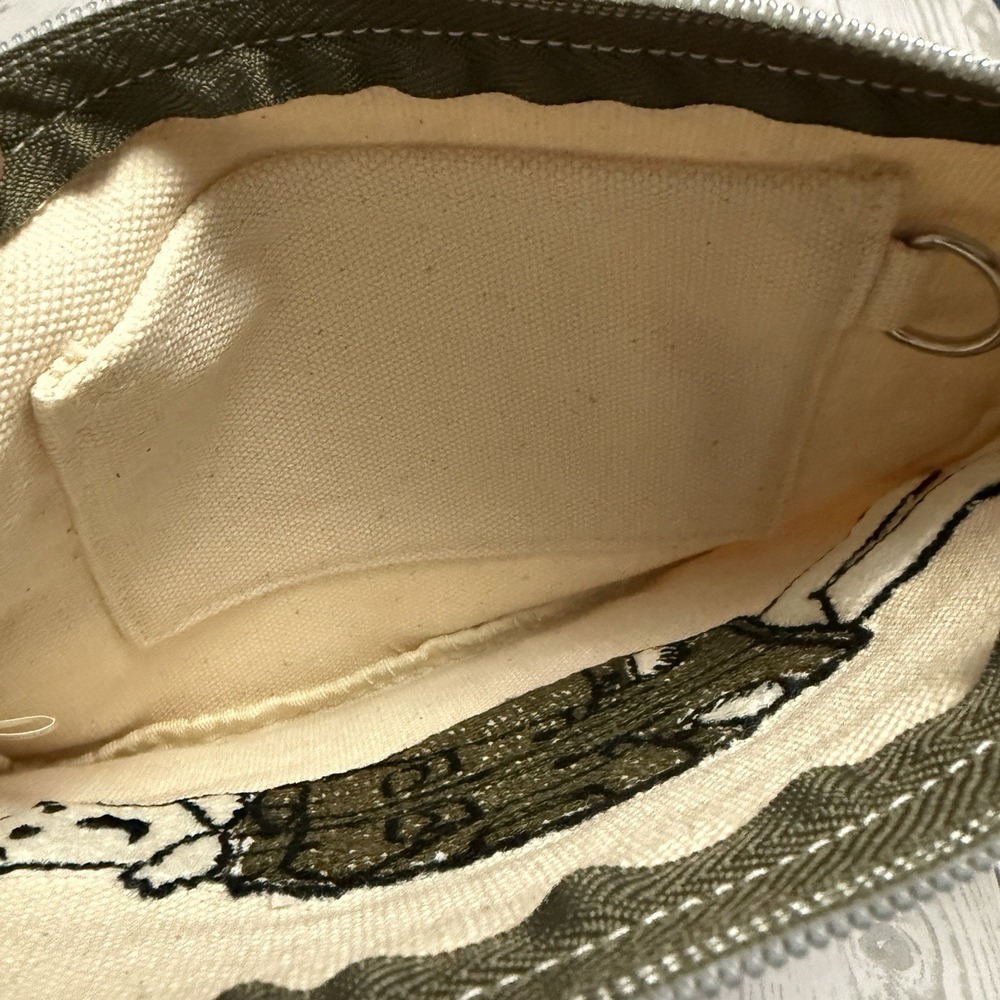 Polar Bear Benjamin Embroidered Canvas Zipper Pouch Tokyo Japan Parka / Jacket - Picture 5 of 8